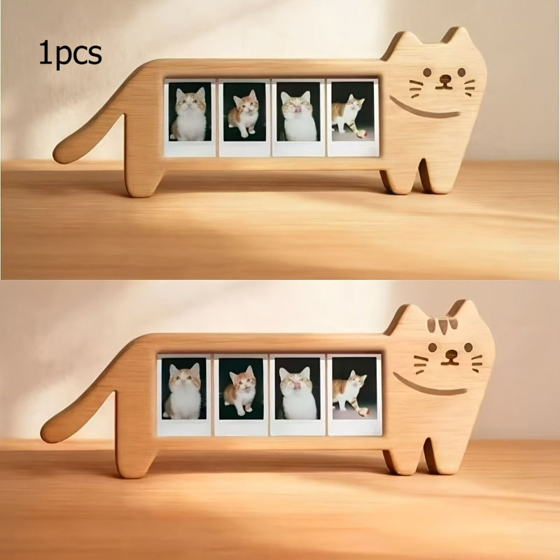 Wood Photo Frame Animal Shape  - Bamboo Photo Frame ulasan dan harga