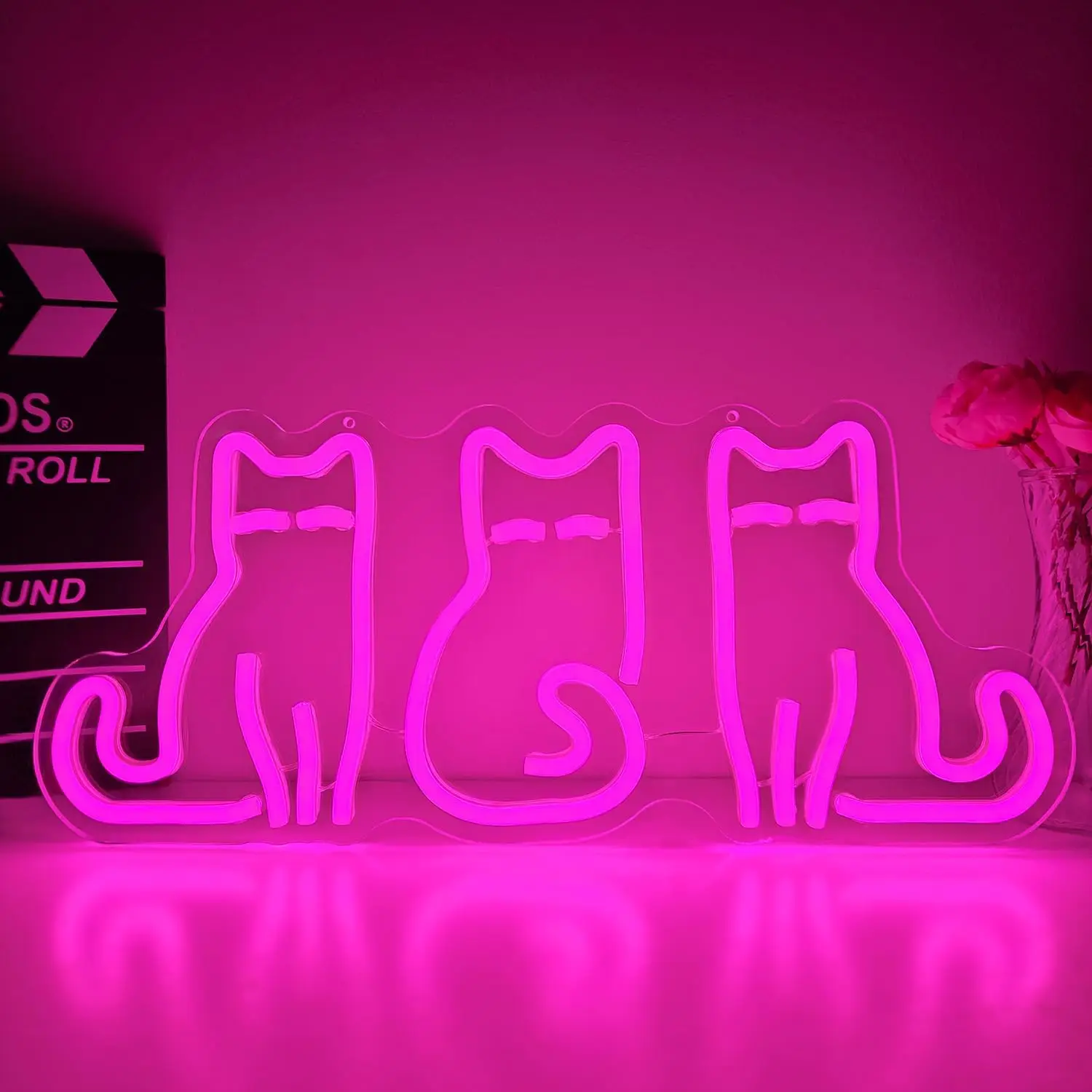 Cats Neon Sign USB LED Neon Li - Home Decor Theme ulasan dan harga