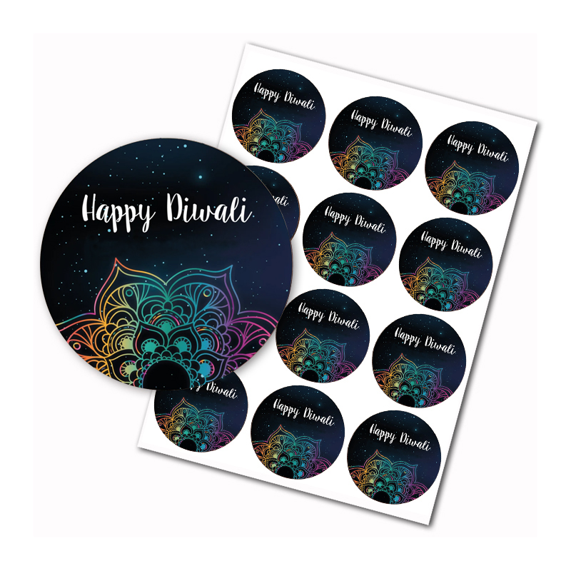Happy Diwali stickers Indian F - Home Decor Indonesia ulasan dan harga