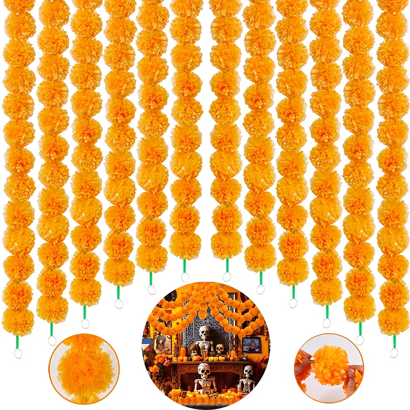 1pcs Marigold Garland for Deco - Home Decor Indonesia ulasan dan harga