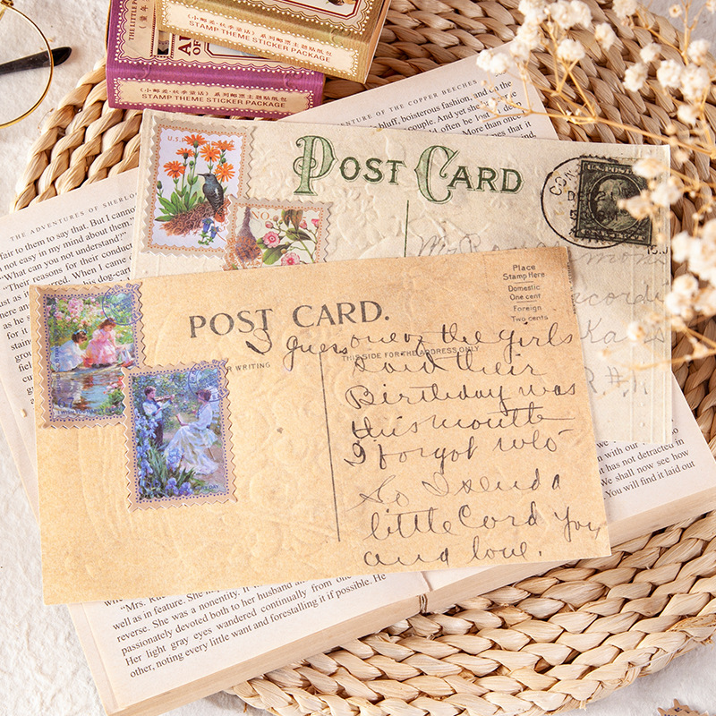 100pcs Autumn Fairy Tale Stamp - Home Decor Magazine ulasan dan harga