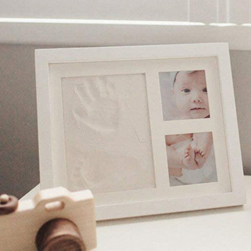 Imprint Clay Baby Hand and Foo - Bamboo Photo Frame ulasan dan harga