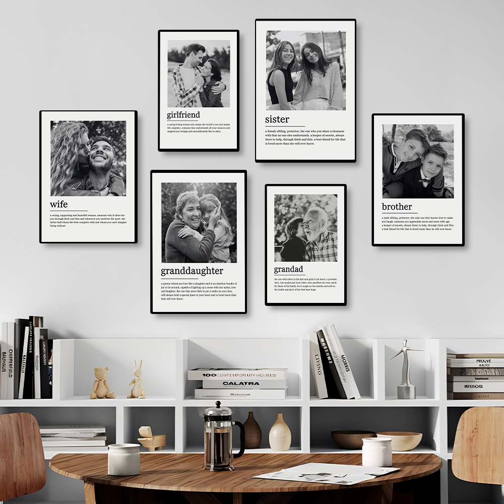 Custom Family Photo Canvas Pai - Home Decor Theme ulasan dan harga