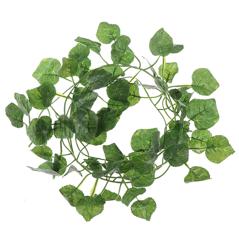 2.0m Artficial Vine Green Plan - Rattan Plant Basket ulasan dan harga