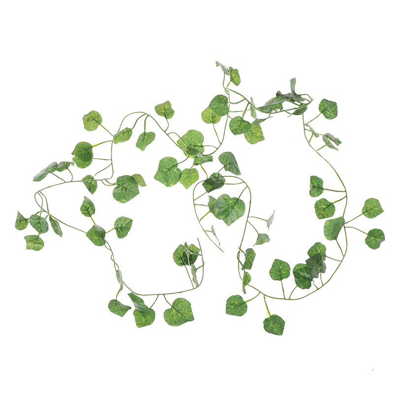 2.0m Artficial Vine Green Plan - Rattan Plant Basket ulasan dan harga