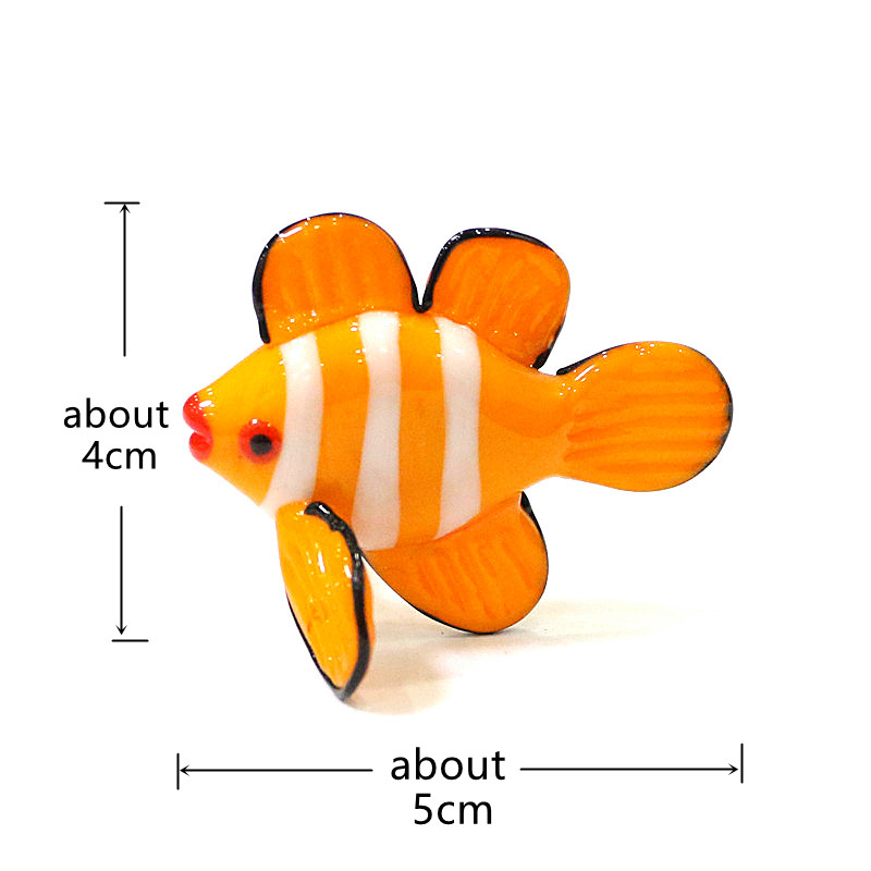 Murano Glass Clown Fish Small  - Home Decor Za ulasan dan harga